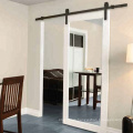 Mirrored Interior Sliding Barn Door